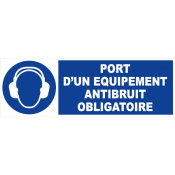 Panneau port d'un équipement antibruit obligatoire