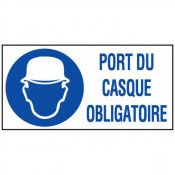 Panneau port du casque obligatoire