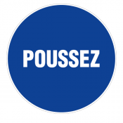 Panneau poussez