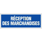 Panneau réception des marchandises