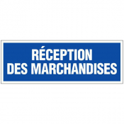 Panneau réception des marchandises