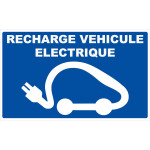 Panneau recharge véhicule électrique