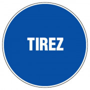 Panneau tirez