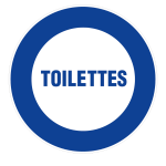 Panneau toilettes