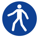 Panneau utiliser le passage