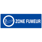 Panneau "Zone fumeur"
