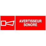 Panneau avertisseur sonore
