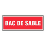 Panneau bac de sable