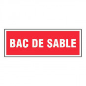 Panneau bac de sable