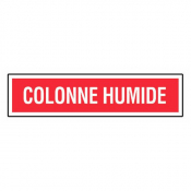 Panneau colonne humide