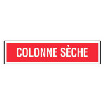 Panneau colonne sèche