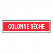 Panneau colonne sèche