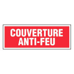 Panneau couverture anti-feu