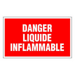 Panneau danger liquide inflammable