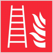 Panneau échelle d'incendie