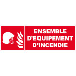 Panneau ensemble d'équipement d'incendie