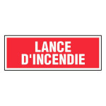 Panneau lance d'incendie