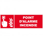 Panneau point d'alarme incendie