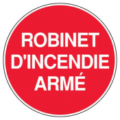 Panneau robinet d'incendie armé