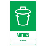 Panneau déchets autres