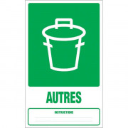 Panneau déchets autres