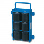 Patin rouleur ajustable - 12000kg - 420 X 268 X 110mm