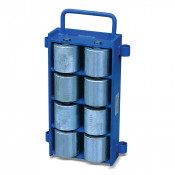 Patin rouleur ajustable - 24000kg - 495 X 288 X 110mm