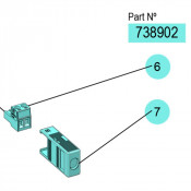 PDR – Connecteur mâle 2 pôles avec couvercle – U·Valve / U·Valve+ – Samoa