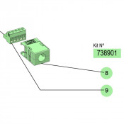 PDR – Connecteur mâle 5 pôles avec couvercle – U·Valve / U·Valve+ – Samoa