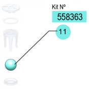 PDR – Kit de billes – DF100 – 1" – PTFE – Samoa