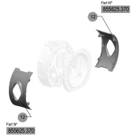 PDR – Kit de carénage – DF50 – Plastique, Noir – Samoa