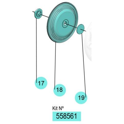 PDR – Kit de membranes – DP200/DF250 – NBR – Samoa