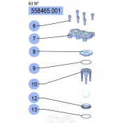 PDR – Kit de sièges de vanne – DF100 – Samoa