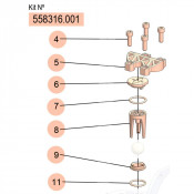 PDR – Kit de sièges de vanne – DF30 / DF50 – Inox – Samoa