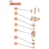 PDR – Kit de sièges de vanne – DF30/DF50 – Samoa