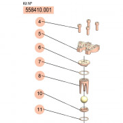 PDR – Kit de sièges de vanne – DF30/DF50 – Samoa