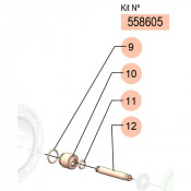 PDR – Kit de tige centrale – DC20 – Samoa