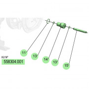 PDR – Kit de tige centrale – DF50 – PTFE, NBR – Samoa