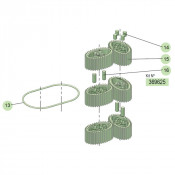 PDR – Kit engrenages – C70, CGI70 – Aluminium – Samoa