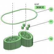 PDR – Kit engrenages – CGI30 – PVC, Inox – Samoa