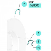PDR – Kit fixation en U – RM-100 – 3/4" et 1" – Samoa