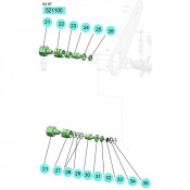 PDR – Kit pivotant + butée de flexible – RM-12 – 1/4", 3/8" et 1/2" – Samoa