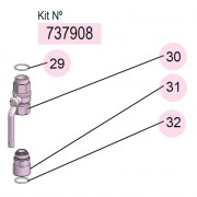 PDR – Kit raccord tournant + vanne à bille – Samoa