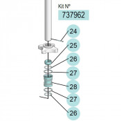 PDR – Kit support tube entonnoir – Vidangeur – Samoa