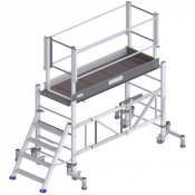 Plate-forme individuelle roulante pliante P.I.R MAXIPLI en aluminium