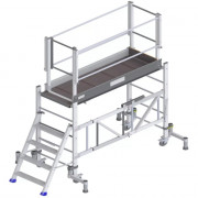 Plate-forme individuelle roulante pliante P.I.R MAXIPLI en aluminium