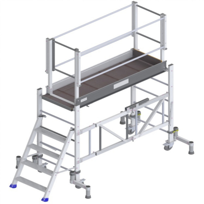 Plate-forme individuelle roulante pliante P.I.R MAXIPLI en aluminium