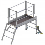 Plate-forme individuelle roulante pliante P.I.R MINIPLI en aluminium