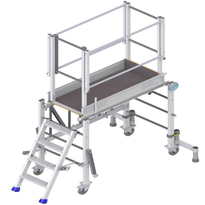 Plate-forme individuelle roulante pliante P.I.R NORMAPLI en aluminium
