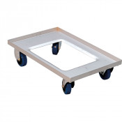 Cadre roulant Inox - 250kg - 160x410x610mm